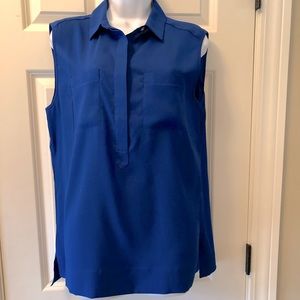 Ann Taylor royal blue sleeveless top